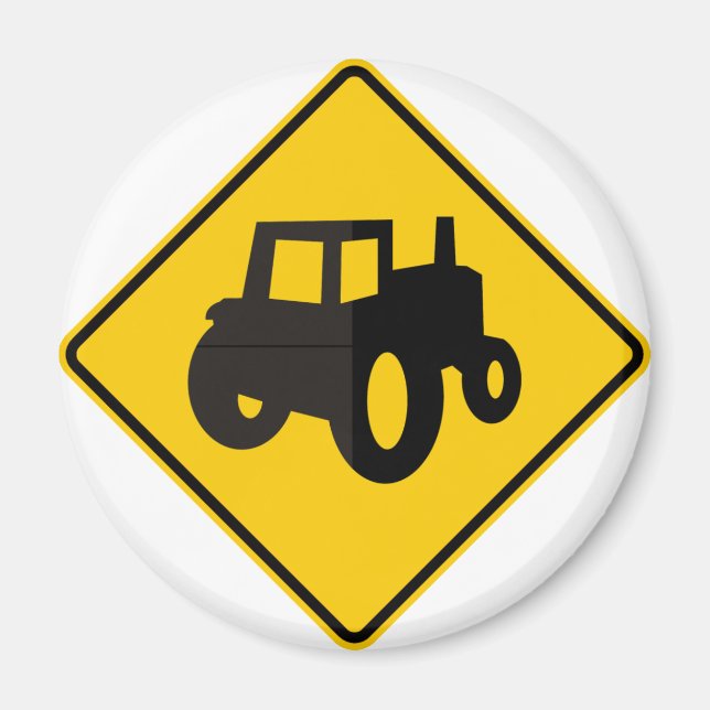 AIMANT SYMBOLE DE LA ROUTE DES APPAREILS DE FERME (Devant)