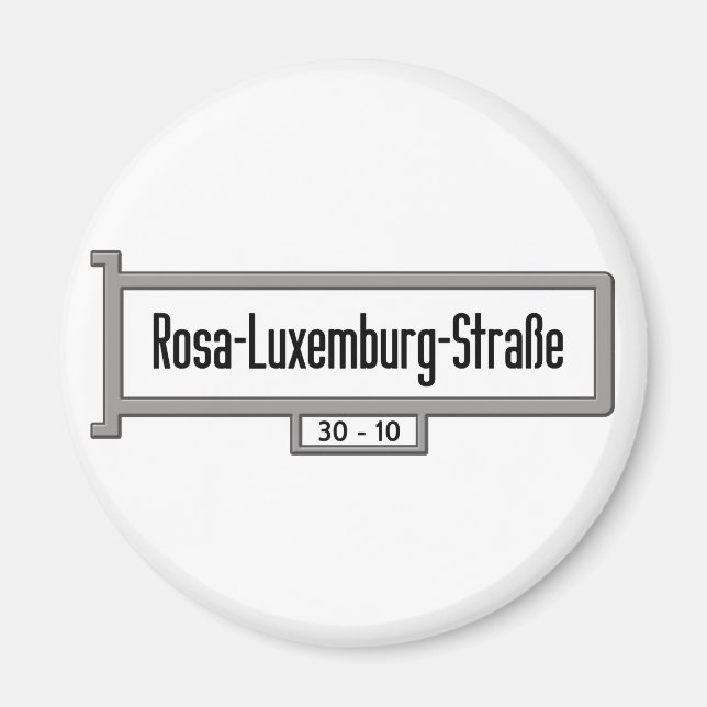 Aimant Symbole de la rue Rosa-Luxembourg-Strasse, Berlin (Devant)