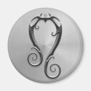 Aimant Symbole de Lion d'acier inoxydable