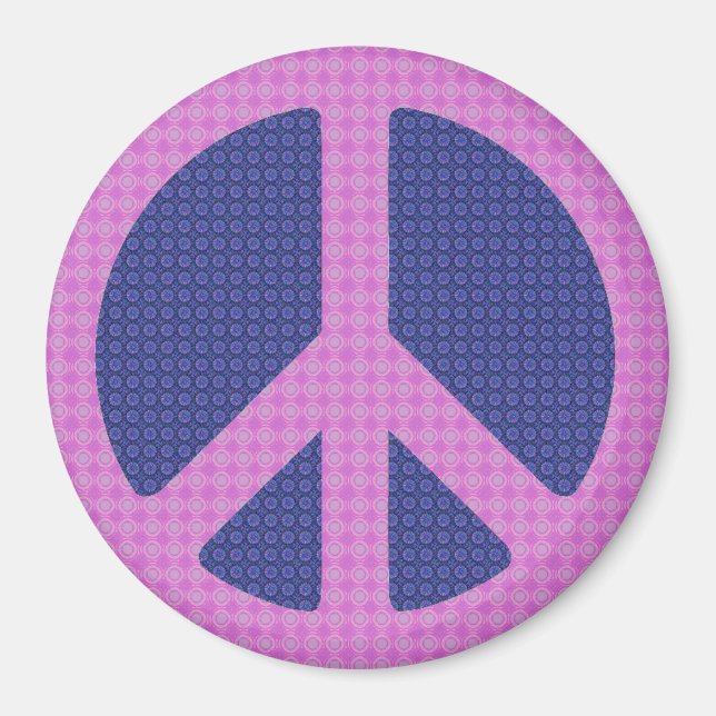Aimant SYMBOLE DE PAIX Super (Devant)