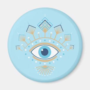 Aimant Symbole de protection turc des yeux mal grecs déco