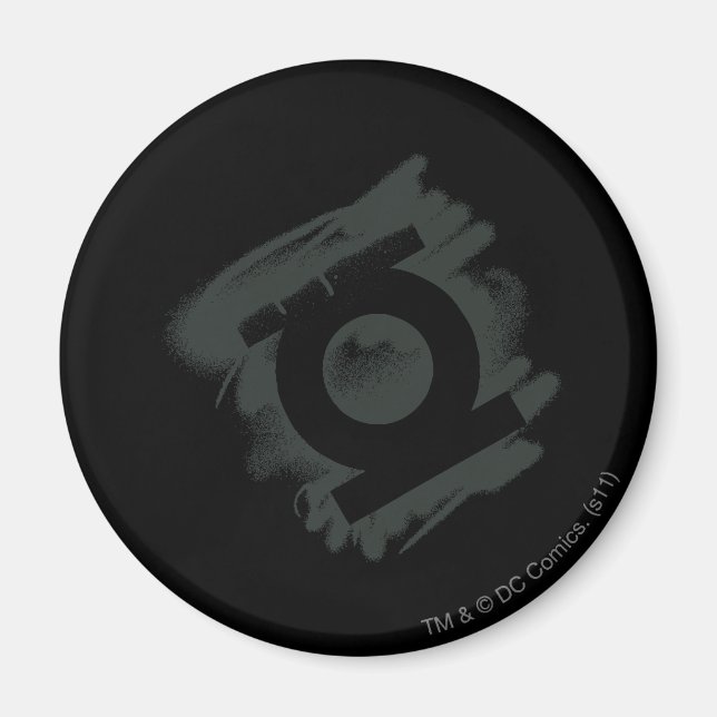 Aimant Symbole de pulvérisation de lanterne verte (Devant)