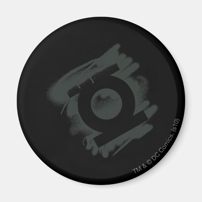 Aimant Symbole de pulvérisation de lanterne verte (Devant)