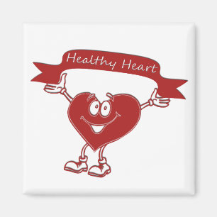 Aimant Symbole de sensibilisation de l'homme du coeur sai