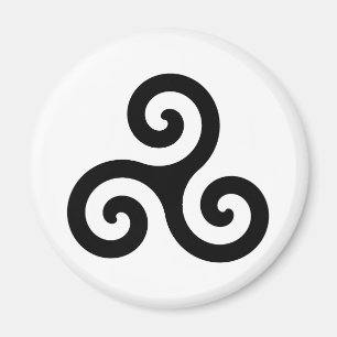 Aimant Symbole de Triskelion celtique