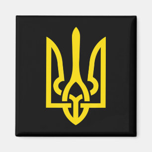 Aimant Symbole de Tryzub Ukraine Ukraine Ukraine Patriot