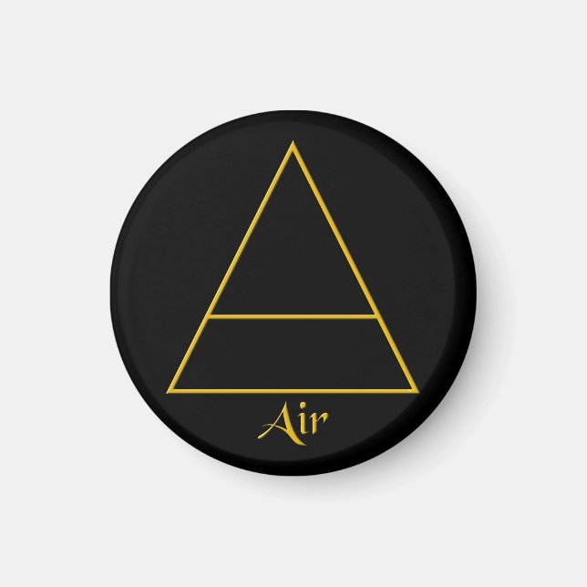 Aimant Symbole d'élément d'air de Falln Pagan (Devant)