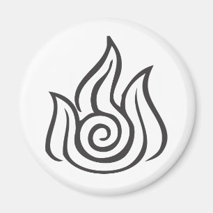 Aimant Symbole d'incendie