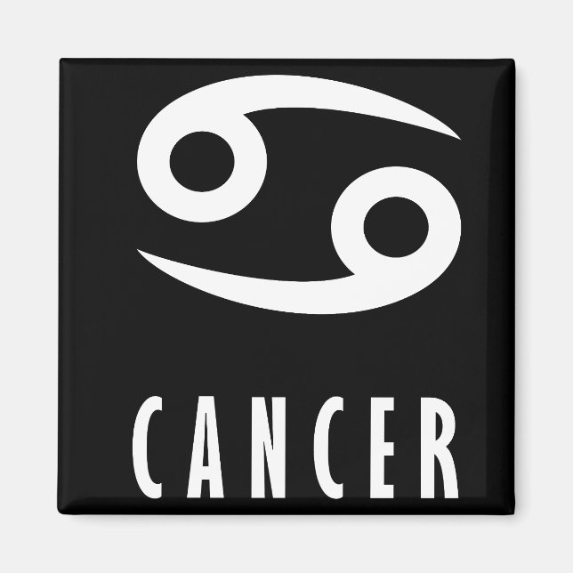 Aimant Symbole du cancer du zodiaque (Devant)