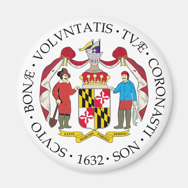 Aimant Symbole du Maryland (Devant)