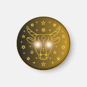Aimant Symbole du zodiaque Taureau Symbole céleste mini