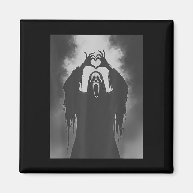 Aimant Symbole Éffrayant Costume Fantôme Hallowe (Devant)