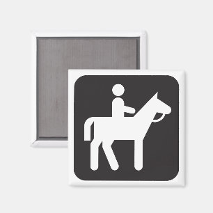 Aimant Symbole équitation magnétique