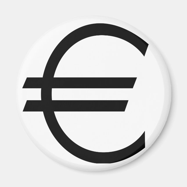 Aimant SYMBOLE Euro (Devant)