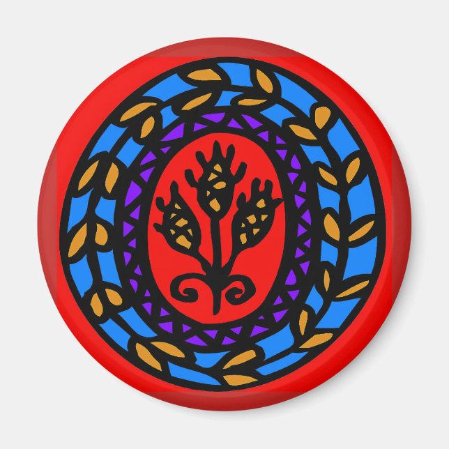 Aimant SYMBOLE HEX Hollandais Pennsylvanie Hops (Devant)