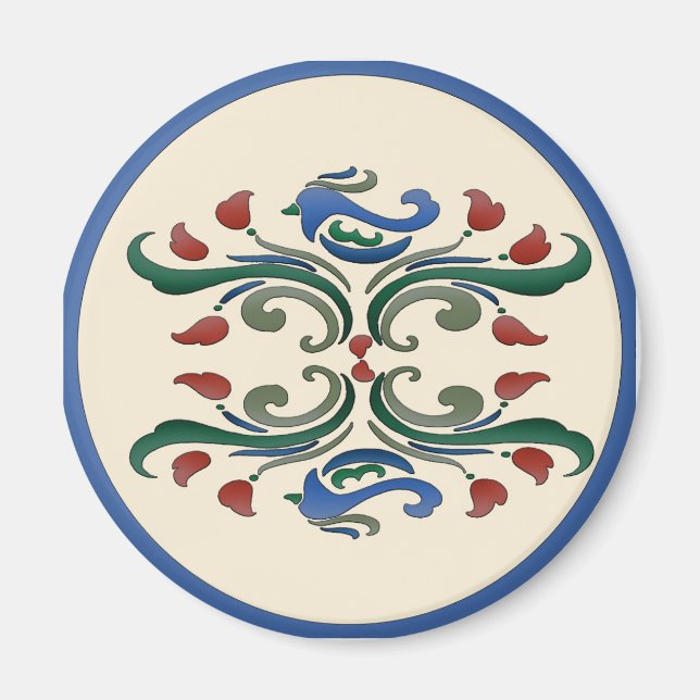 Aimant SYMBOLE HEXX Hollandais Oiseaux (Devant)