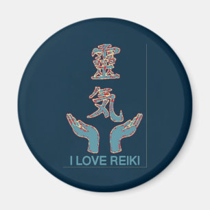 Aimant SYMBOLE I Love Reiki- Reiki Hands