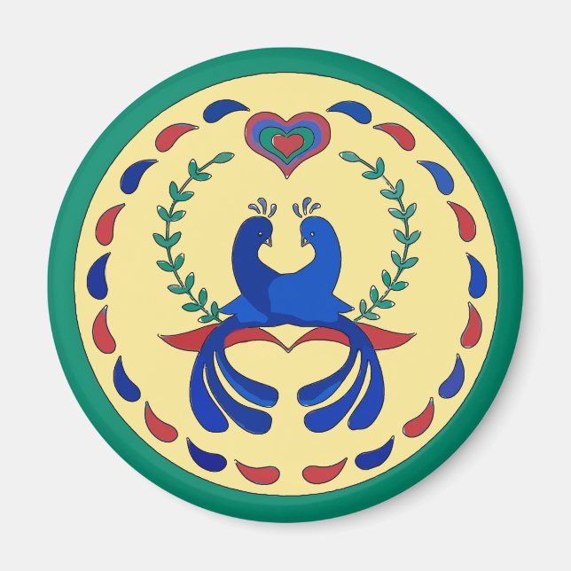 Aimant SYMBOLE Inséparable Hex (Devant)