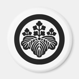 Aimant SYMBOLE KAMON Crest de la famille japonaise