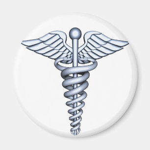 Aimant Symbole Médicale Argent