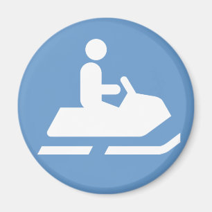 Aimant Symbole motoneige magnétique