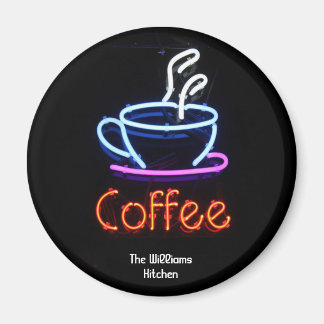 AIMANT SYMBOLE NEON CAFÉ