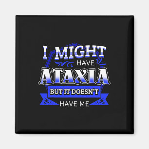 Aimant Symbole neurologique Ataxia Hémiataxie Bleu Ruban 