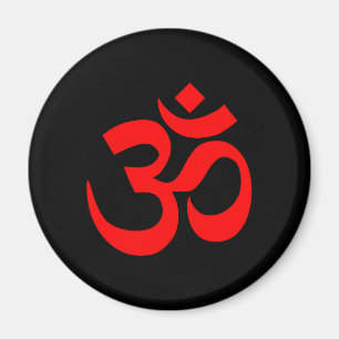 Aimant Symbole noir et rouge