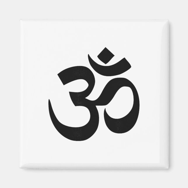 Aimant Symbole Om bouddhiste  (Devant)