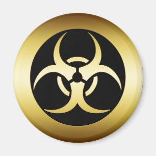 AIMANT SYMBOLE OR BIO-HARZARD