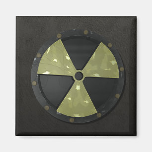 Aimant Symbole radioactif