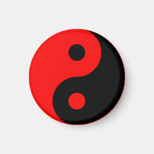 Aimant SYMBOLE ROUGE YIN Yang