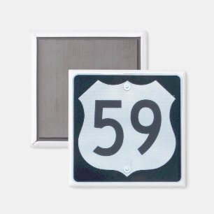 Aimant SYMBOLE ROUTIER US Route 59