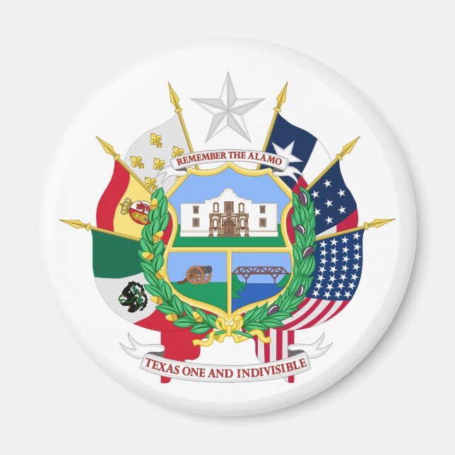 Aimant Symbole Texas (Devant)