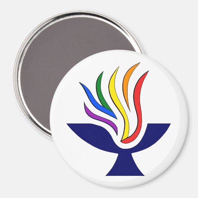 Aimant SYMBOLE TVUC Logo Chalice flamboyante (Recto/Verso)