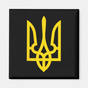 Aimant Symbole ukrainien de l'armée ukrainienne moyenne E