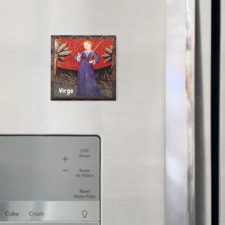 Aimant Symbole Virgin Zodiac fête d'anniversaire