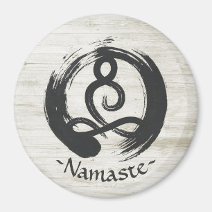 Aimant Symbole ZEN du guérisseur Pose de la méditation de