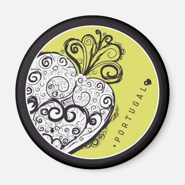 Aimant Symboles du Portugal - Filigree Filigrana (Devant)