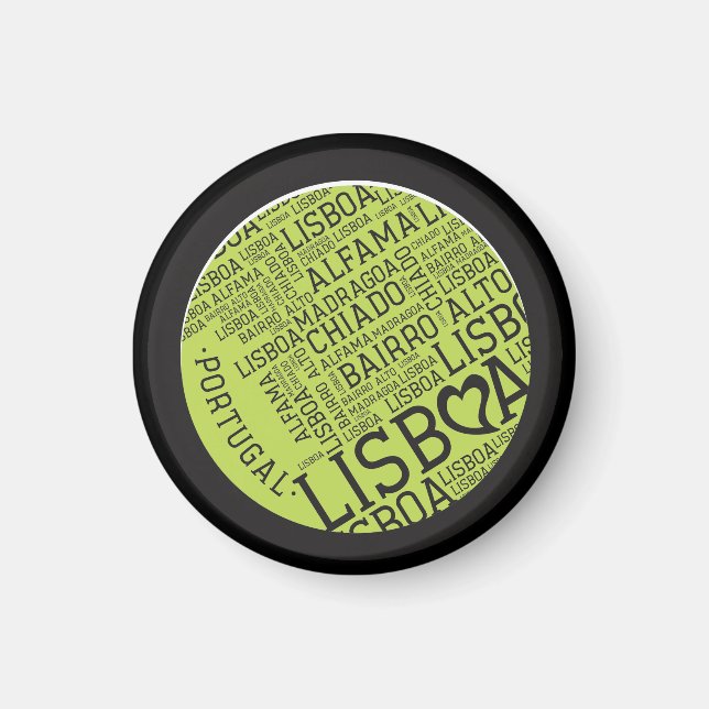 Aimant Symboles du Portugal - Lisbonne Lisboa (Devant)