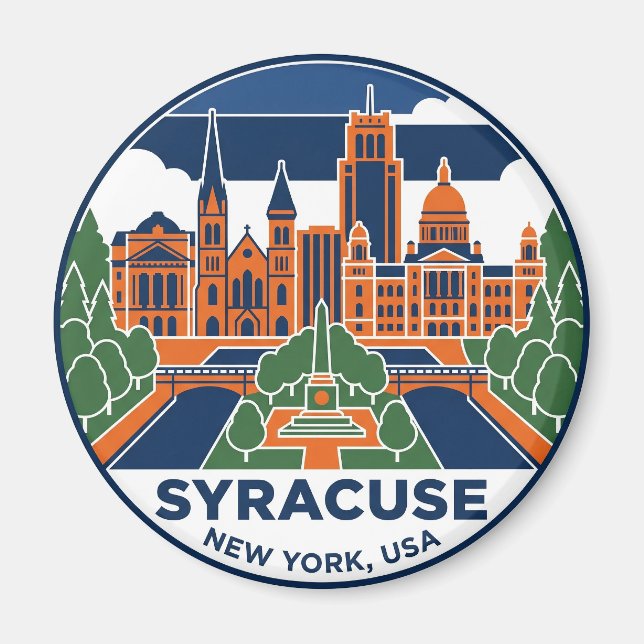 Aimant Syracuse New York (Devant)