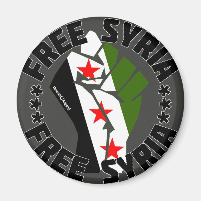 Aimant Syrie libre (Devant)