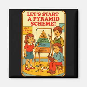 Aimant Système de Pyramide Drôle Blackcraft Culte Humour