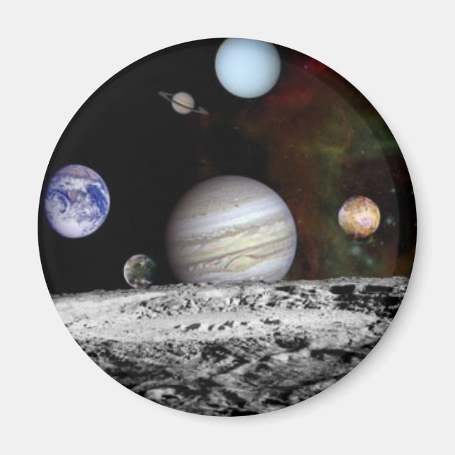 Aimant système solaire-montage-système solaire-ga-système (Devant)