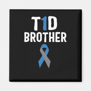 Aimant T1d Sensibilisation au diabète du frère Type 1 Pan