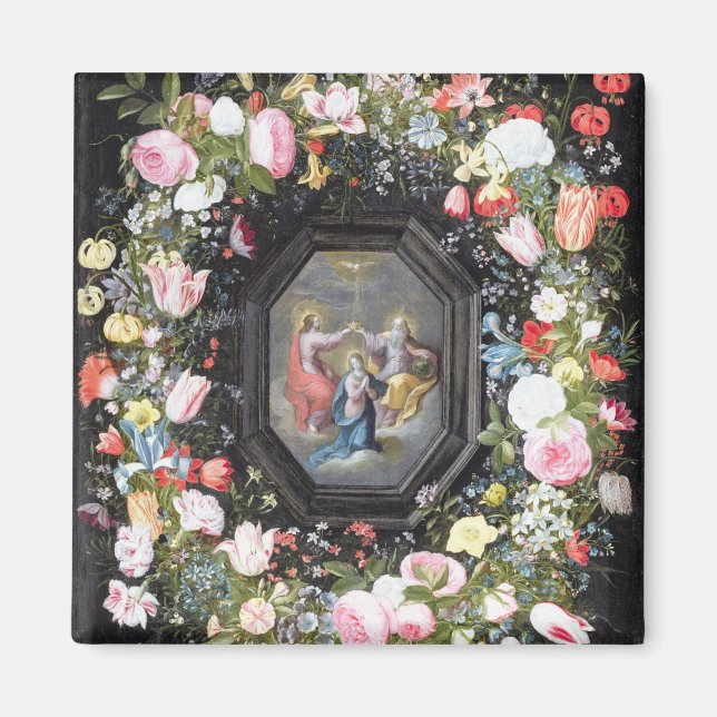 Aimant T33453 The Coronation of the Virgin surrounded by (Devant)