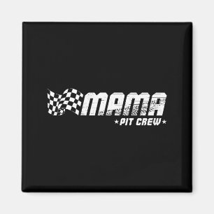 Aimant T Crew Maman Voiture de Course Anniversaire Famill