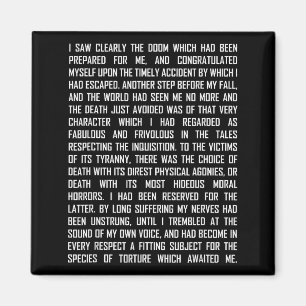 Aimant T Et Le Pendule Edgar Allan E Etry Extrait