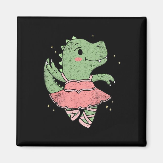 Aimant T-rex dinosaure dansant Llerina pour danseur Llet  (Devant)