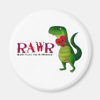 T-rex Dinosaure romantique